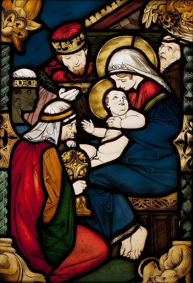 Vetrata Adorazione dei Magi